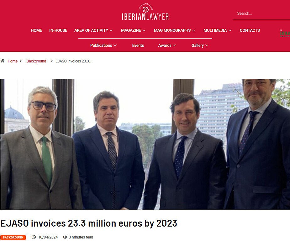 EJASO invoices 23.3 million euros by 2023